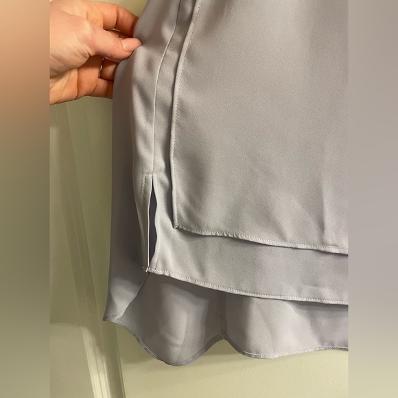 Simply Vera Vera Wang Lavender Layered Tank Top Blouse Scoop Neck‎ Size Small - Picture 4 of 6